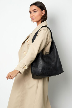 Shopper bag - black colored h5 Picture3